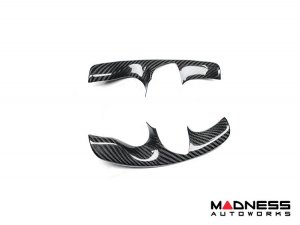 Alfa Romeo Giulia Steering Wheel Trim - Carbon Fiber - Thumb Grip Cover - QV Model - 2020+ models